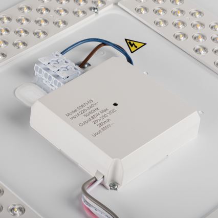 Dimmējams LED griestu gaismeklis LIXAN LED/65W/230V 3000-6500K Ø 48,6 cm balts/melns + tālvadības pults