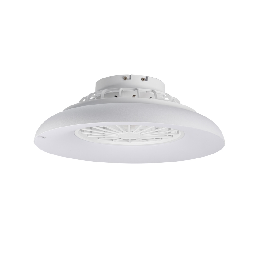 LED RGBW ar regulējamu spilgtumu griestu gaismeklis ar ventilatoru PLAVE PAN LED/24W/230V 3000-6500K Ø 48,5 cm balts + tālvadība