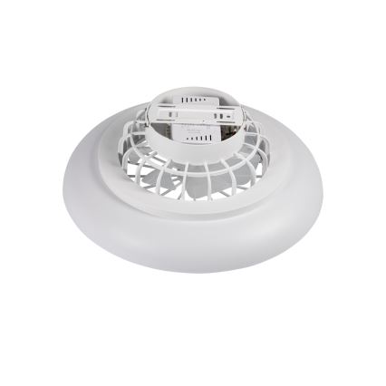 LED RGBW ar regulējamu spilgtumu griestu gaismeklis ar ventilatoru PLAVE PAN LED/24W/230V 3000-6500K Ø 48,5 cm balts + tālvadība