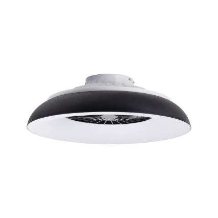 LED RGBW dimējama griestu lampa ar ventilatoru PLAVE PAN LED/48W/230V 3000-6500K Ø 60 cm melna + tālvadība