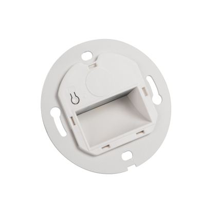 LED kāpņu gaismeklis MAGNIK LED/1,7W/230V 2700/3300/3900/4600/5700K melns kvadrātveida