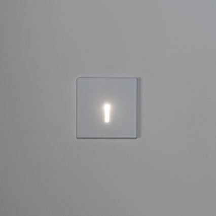 LED kāpņu gaismeklis MAGNIK LED/1,7W/230V 2700/3300/3900/4600/5700K balts kvadrātveida