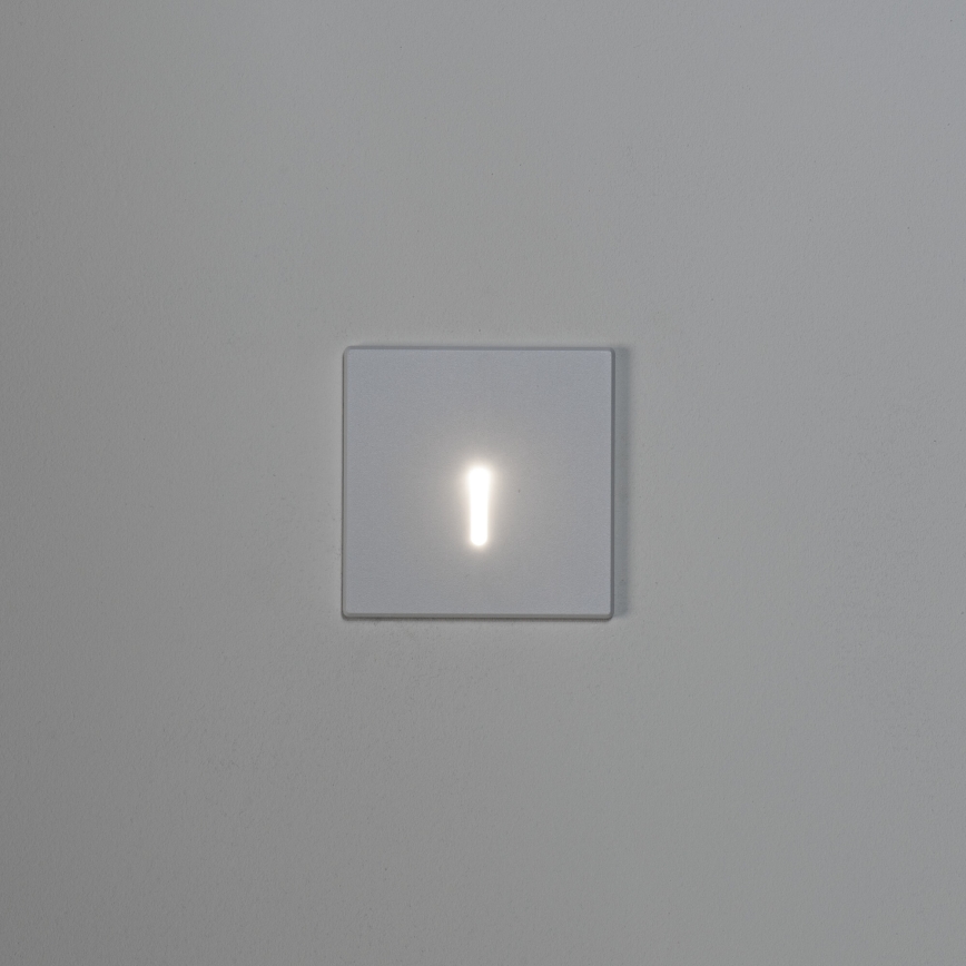 LED kāpņu gaismeklis MAGNIK LED/1,7W/230V 2700/3300/3900/4600/5700K balts kvadrātveida