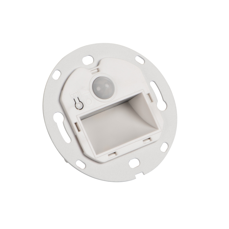LED kāpņu lampa ar kustības un krēslas sensoru MAGNIK LED/1,7W/230V 2700/3300/3900/4600/5700K balta apaļa