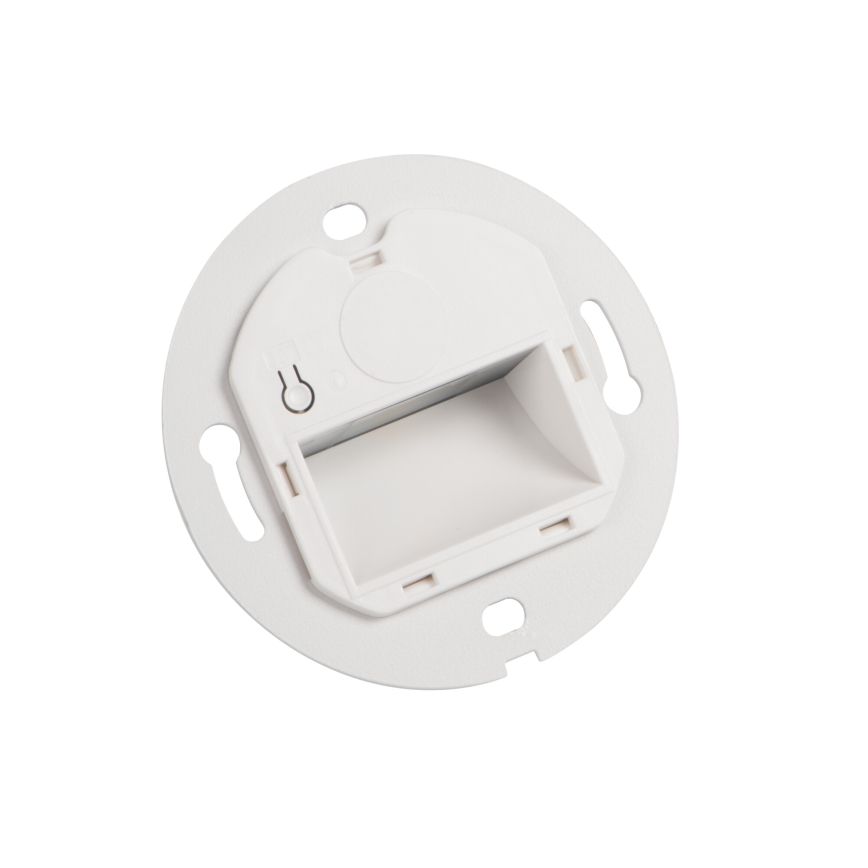 LED kāpņu gaismeklis MAGNIK LED/1,7W/230V 2700/3300/3900/4600/5700K melns, apaļš