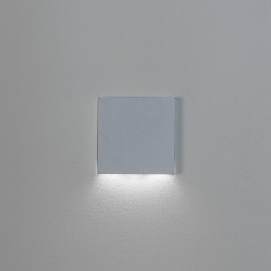 LED kāpņu gaismeklis MAGNIK LED/1,7W/230V 2700/3300/3900/4600/5700K balts, kvadrātveida