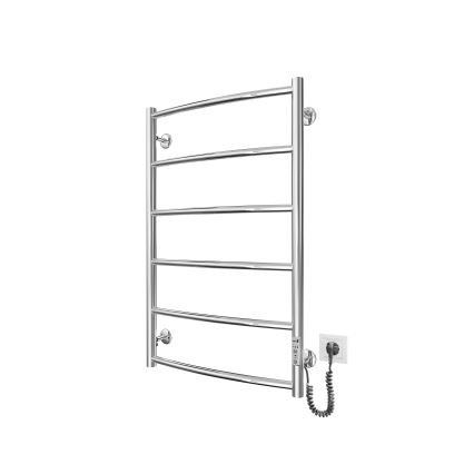 Kāpņu tipa apsildāmais dvieļu žāvētājs CLASSIC 100W/230V 81x53cm nerūsējošs tērauds/spīdīgi hromēts pa labi