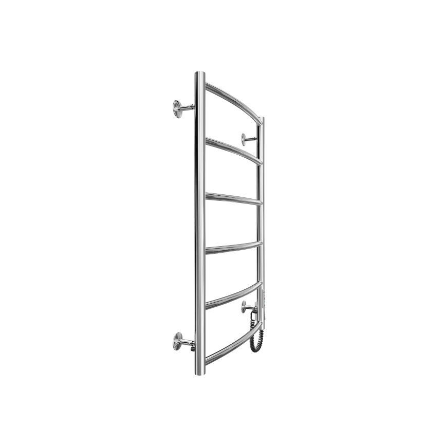 Kāpņu tipa apsildāmais dvieļu žāvētājs CLASSIC 100W/230V 81x53cm nerūsējošs tērauds/spīdīgi hromēts pa labi