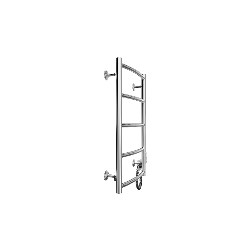 Kāpņu tipa apsildāmais dvieļu žāvētājs CLASSIC 60W/230V 66x43 cm nerūsējošs tērauds/spīdīgi hromēts pa labi