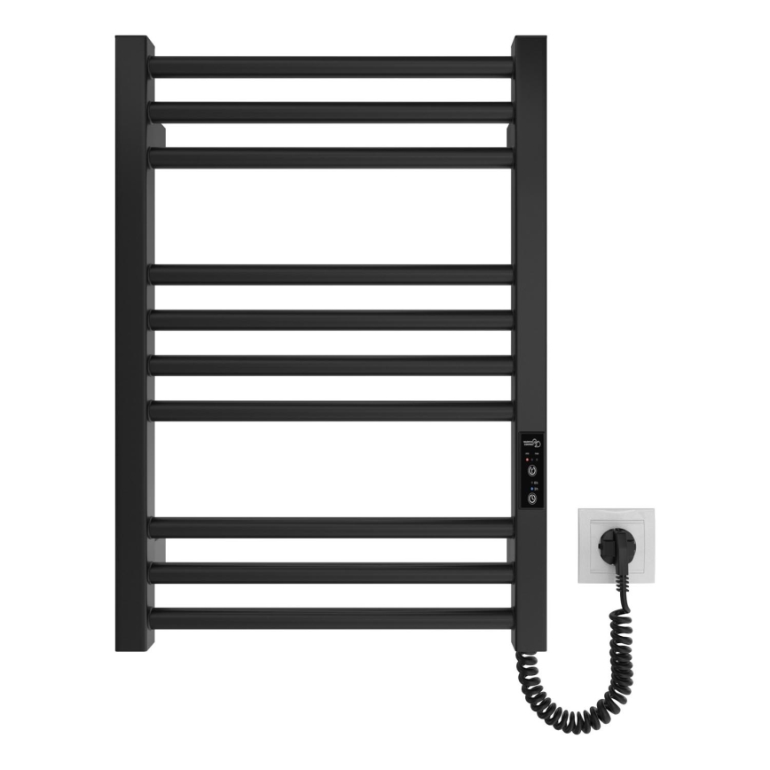 Kāpņu tipa apsildāmais dvieļu žāvētājs HF DERBY 100W/230V 57x43 cm melna