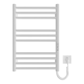 Kāpņu tipa apsildāmais dvieļu žāvētājs HF GREENWICH 100W/230V 57x43 cm balta apaļa
