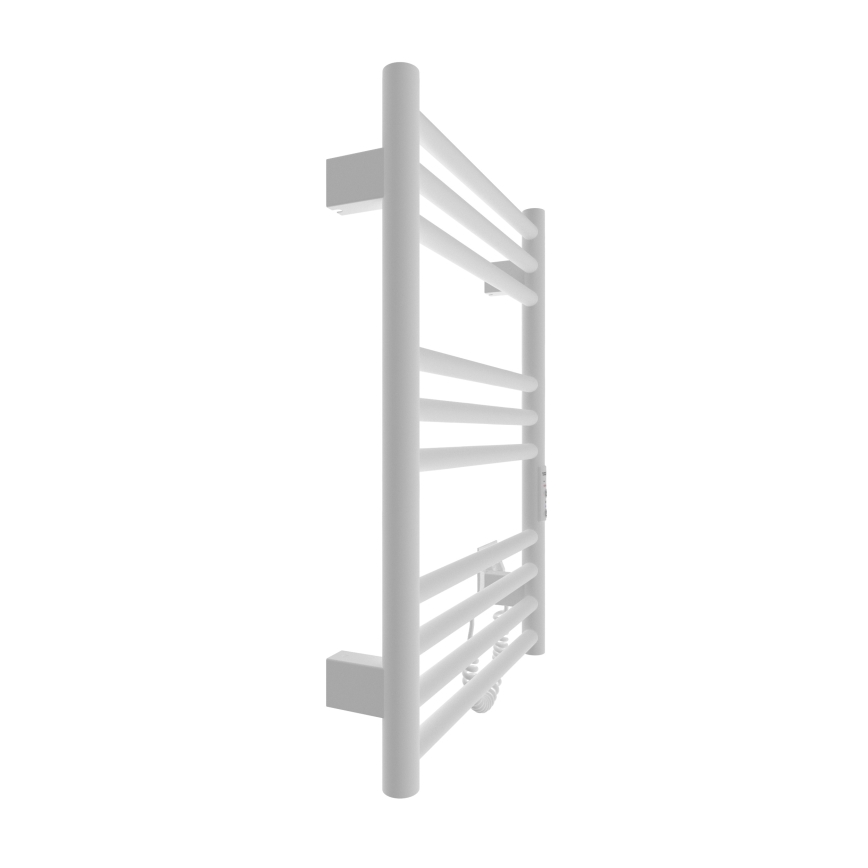 Kāpņu tipa apsildāmais dvieļu žāvētājs HF GREENWICH 100W/230V 57x43 cm balta apaļa