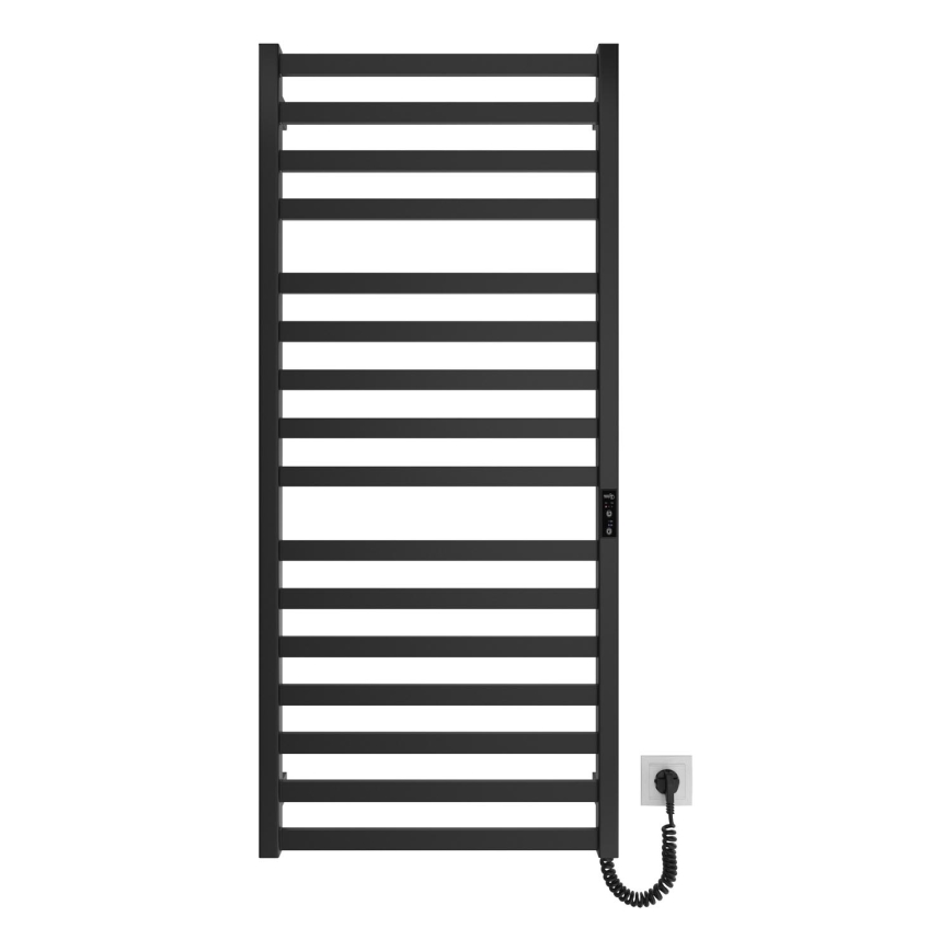 Kāpņu tipa apsildāmais dvieļu žāvētājs HF OXFORD 255W/230V 117x53 cm melna