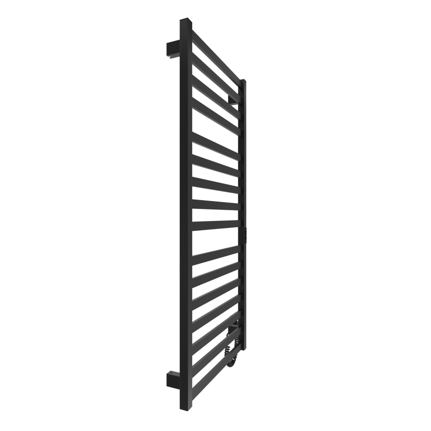 Kāpņu tipa apsildāmais dvieļu žāvētājs HF OXFORD 255W/230V 117x53 cm melna