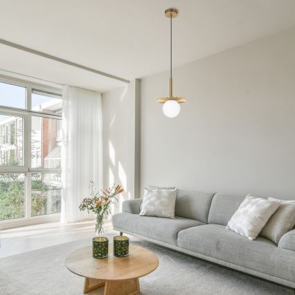 Karājamā lampa CHITA uz vada 1xG9/5W/230V zelta