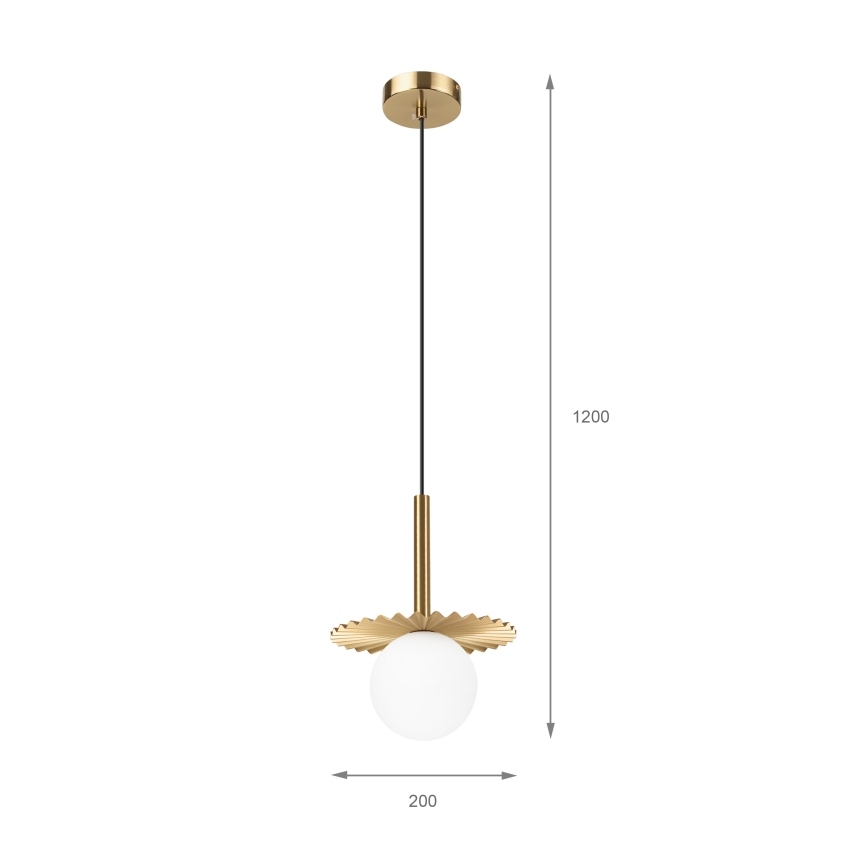 Karājamā lampa CHITA uz vada 1xG9/5W/230V zelta
