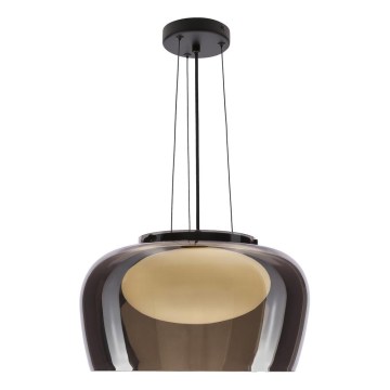 Karājamā lampa uz kabeļa INSIEME 1xGX53/10W/230V Ø 38 cm dūmaina melna