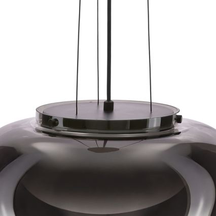 Karājamā lampa uz kabeļa INSIEME 1xGX53/10W/230V Ø 38 cm dūmaina melna