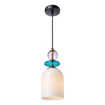 Karājamā lampa uz kabeļa TROPEA 1xE27/15W/230V melna/dūmakaina violeta/zila/balta