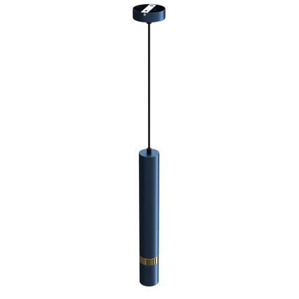 Karājamā lampa uz troses JOKER 1xGU10/25W/230V zila/zelta