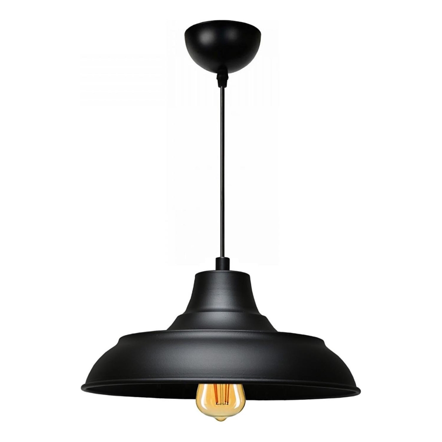 Karājamā lampa uz vada AYD 1xE27/40W/230V melna
