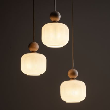 Karājamā lustra BALLO uz kabeļa 3xE14/10W/230V bēša