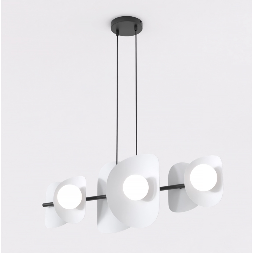 Karājamā lustra ELEMENTI 6xG9/8W/230V pelēka