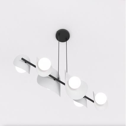 Karājamā lustra ELEMENTI 6xG9/8W/230V pelēka