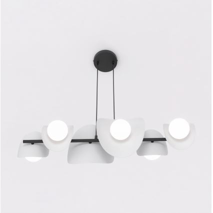 Karājamā lustra ELEMENTI 6xG9/8W/230V pelēka