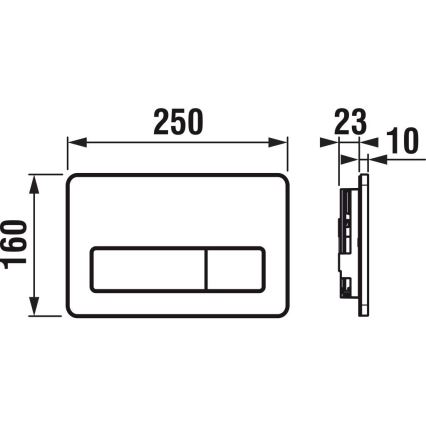Karājamais WC MIO Rimless + tualetes sēdeklis SoftClose MIO + skalošanas poga DUAL + iebūvējamais modulis + izolācijas paliktnis