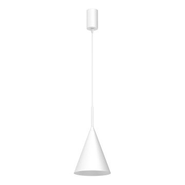 Karājoša griestu lampa uz troses CAPITAL 1xGX53/15W/230V Ø 17 cm balta