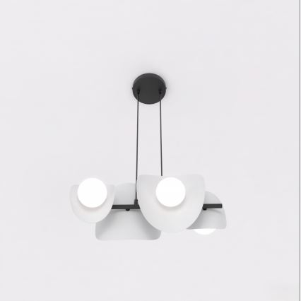 Karājoša lampa uz kabeļa ELEMENTI 4xG9/8W/230V pelēka