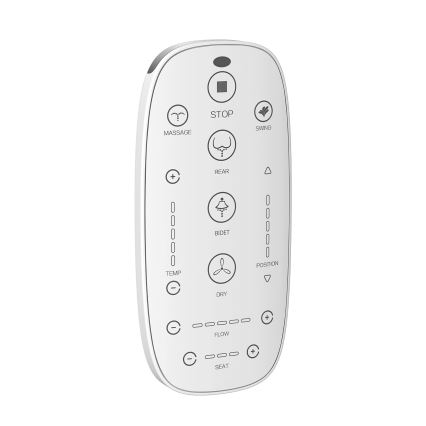 Piekarināms WC ar bidē TISVILDELEJE 1600W/230V — komplektā tualetes sēdeklis SoftClose, SIGMA skalošanas poga, iebūvējamais modulis, izolācijas paliktnis un tālvadības pults