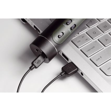 Karaoke mikrofons 6W/5V 1500 mAh Bluetooth melns