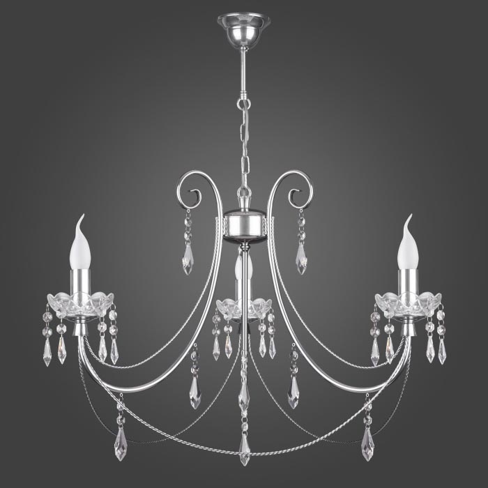 Kemar KN/3/CR - Lustra CRISTAL 3xE14/60W/230V
