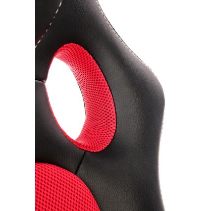 KENU biroja krēsls melns/sarkans