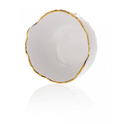 Keramikas bļoda TIGELLA 13 cm krēmkrāsas/zelta