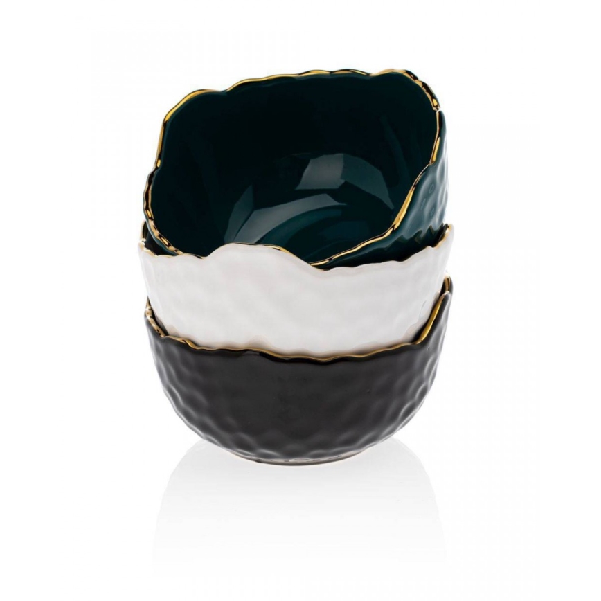 Keramikas bļoda TIGELLA 13 cm krēmkrāsas/zelta