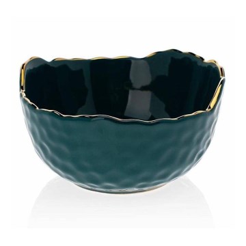 Keramikas bļoda TIGELLA 13 cm zaļa/zelta