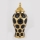 Keramikas burka 40x17,7 cm zelta/melna