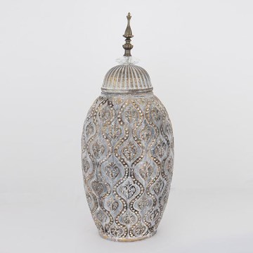 Keramikas burka 47x20,5x15,5 cm pelēka