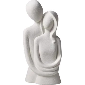 Keramikas galda dekorācija 20x9,5x7,5 cm pelēka