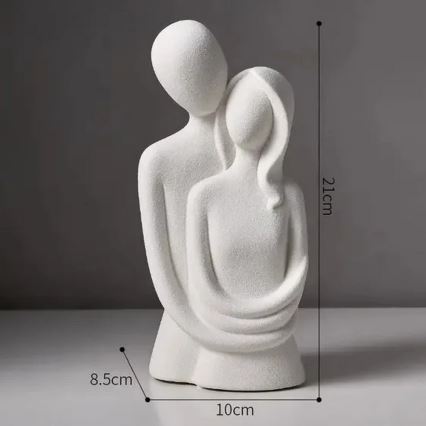 Keramikas galda dekorācija 20x9,5x7,5 cm pelēka