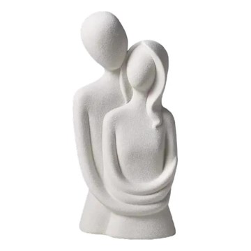 Keramikas galda dekors 21x8,5x10 cm balts