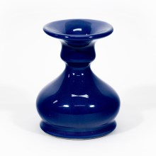 Keramikas svečturis 8,5 cm, tumši zils
