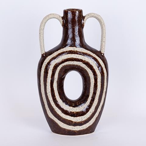 Keramikas vāze 39x21,8 brūna