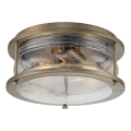 Kichler - Āra gaismeklis ASHLANDBAY 1xE27/60W/230V IP44 bronzas krāsa