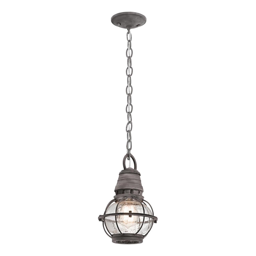 Kichler - Āra lustra ar ķēdi BRIDGE POINT 1xE27/60W/230V IP44