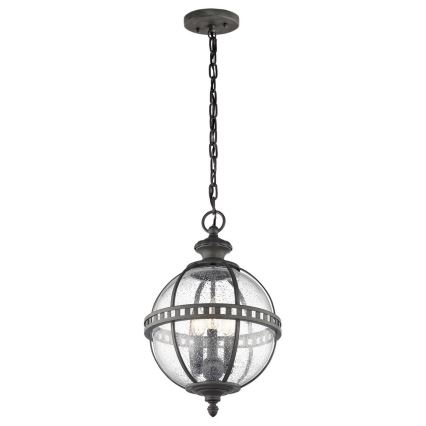 Kichler - Āra lustra ar ķēdi HALLERON 3xE14/60W/230V IP44