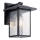 Kichler - Āra sienas lampa CAPPANNA 1xE27/60W/230V IP44 melna
